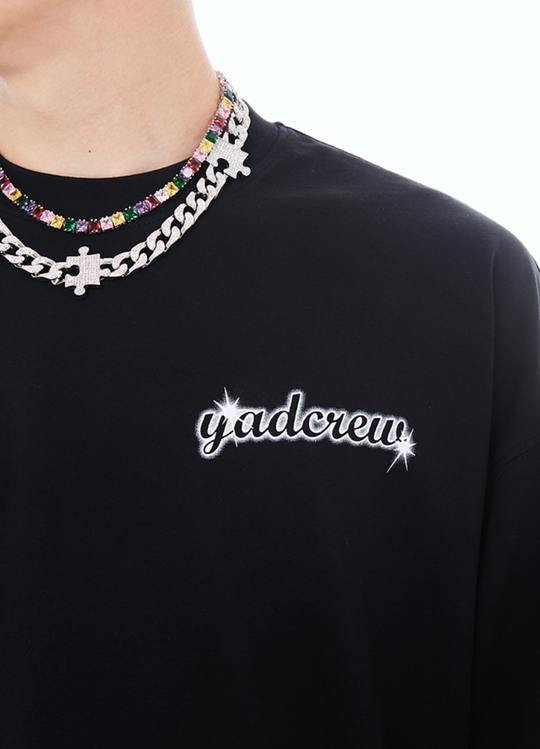 YADcrew Interstellar Puzzle Print Long Sleeved Tee