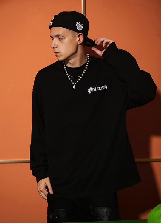 YADcrew Interstellar Puzzle Print Long Sleeved Tee