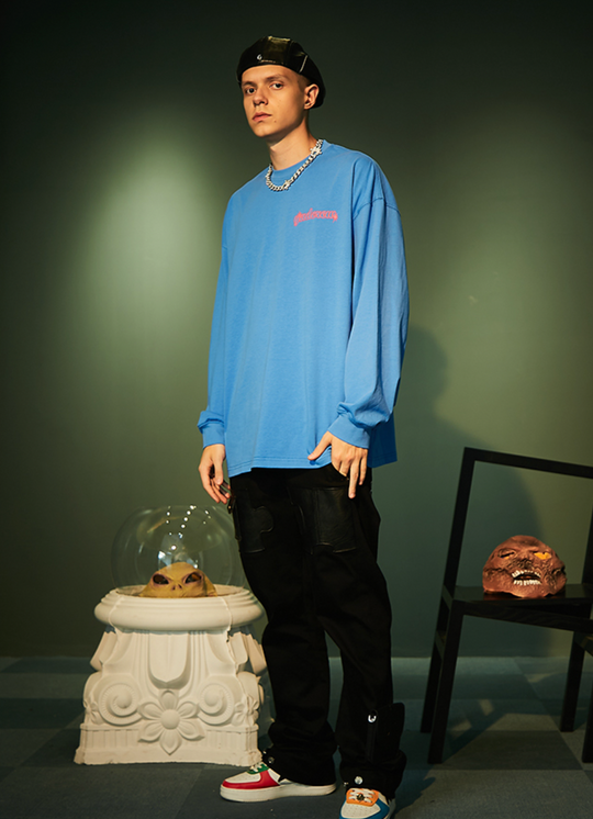 YADcrew Interstellar Puzzle Print Long Sleeved Tee