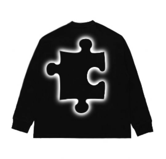 YADcrew Interstellar Puzzle Print Long Sleeved Tee