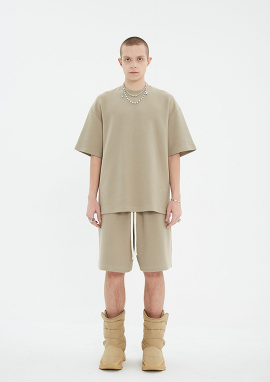 YADcrew Basic Waffle Tee