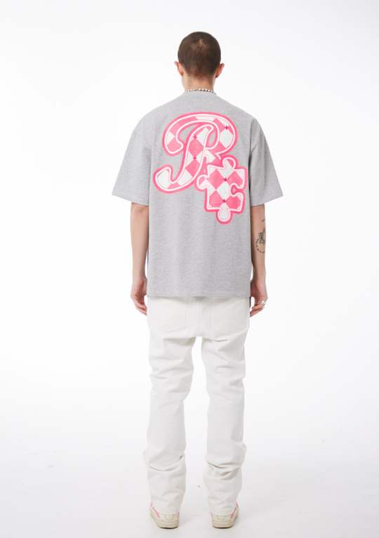 YADcrew X ROOT Checkerboard Logo Print Tee