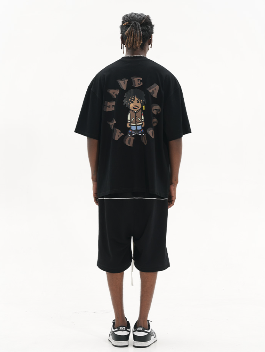 Harsh and Cruel Logo Loose Basketball Shorts