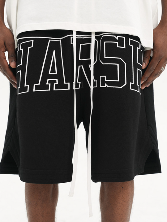 Harsh and Cruel Logo Loose Basketball Shorts