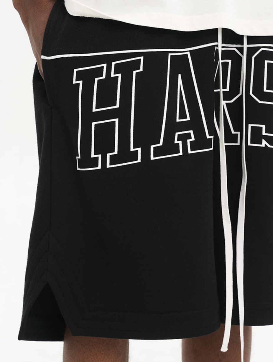 Harsh and Cruel Logo Loose Basketball Shorts
