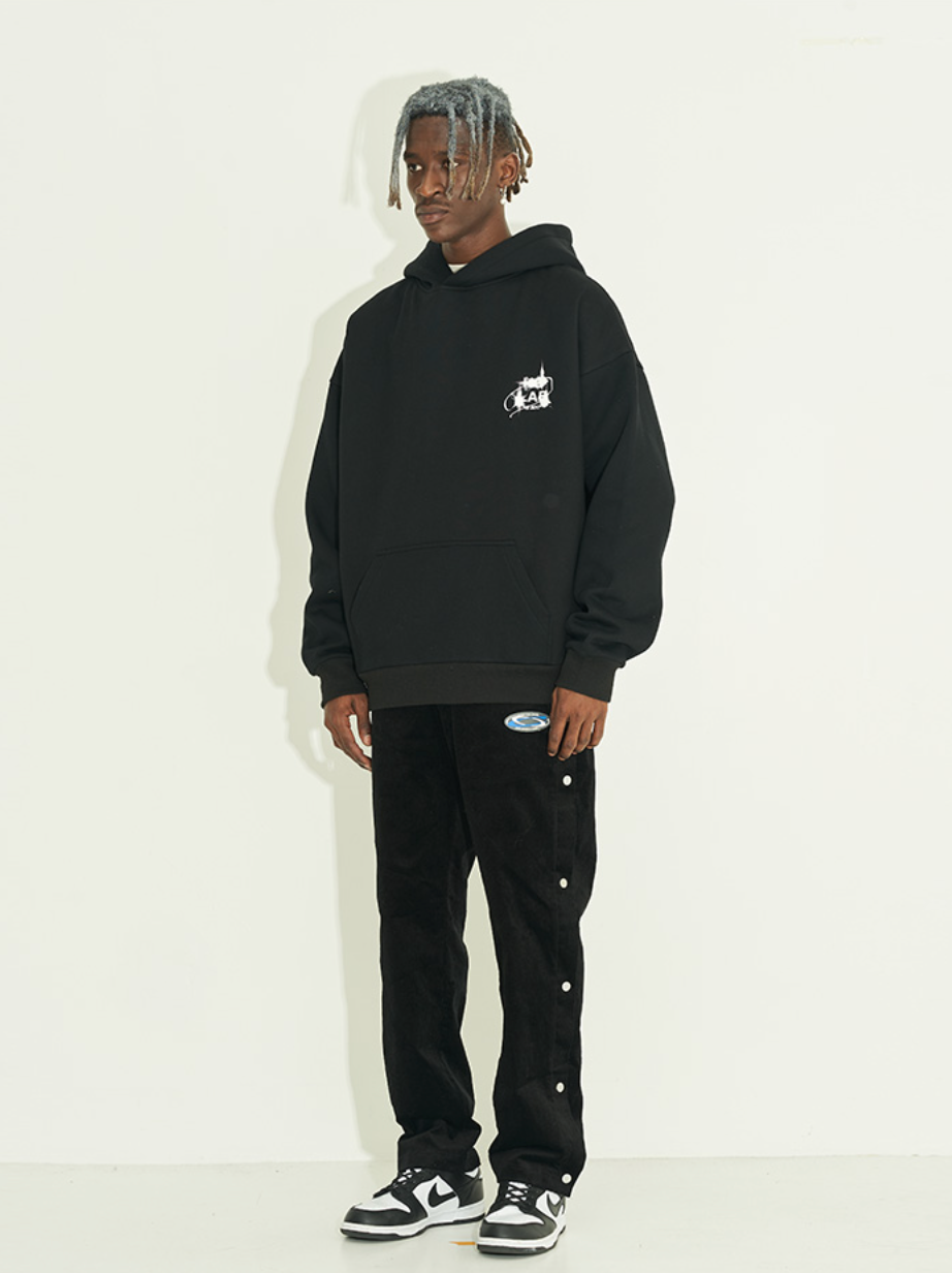 Harsh and Cruel Side Breasted Corduroy Trousers