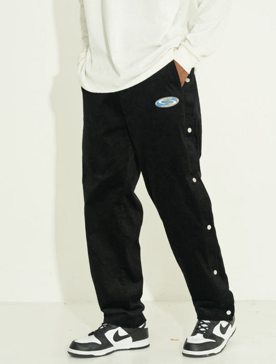 Harsh and Cruel Side Breasted Corduroy Trousers