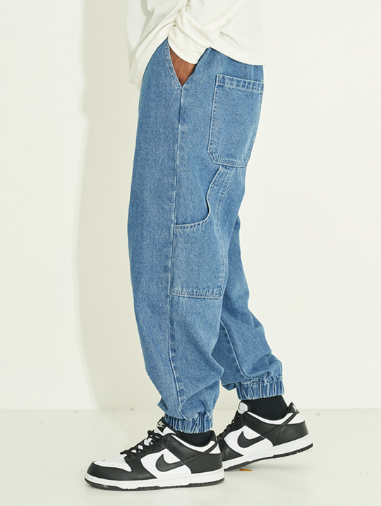 Harsh and Cruel Multi Pocket Casual Denim Trousers