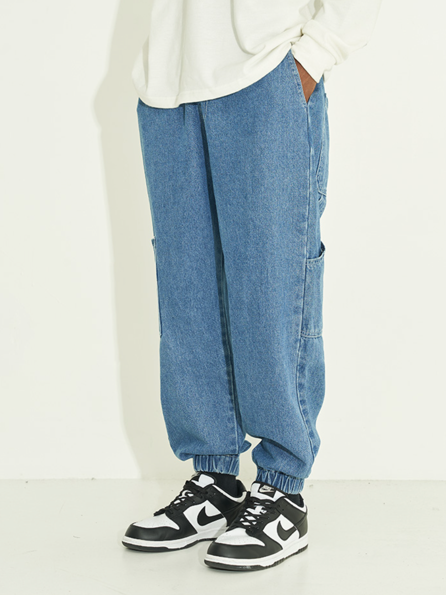 Harsh and Cruel Multi Pocket Casual Denim Trousers