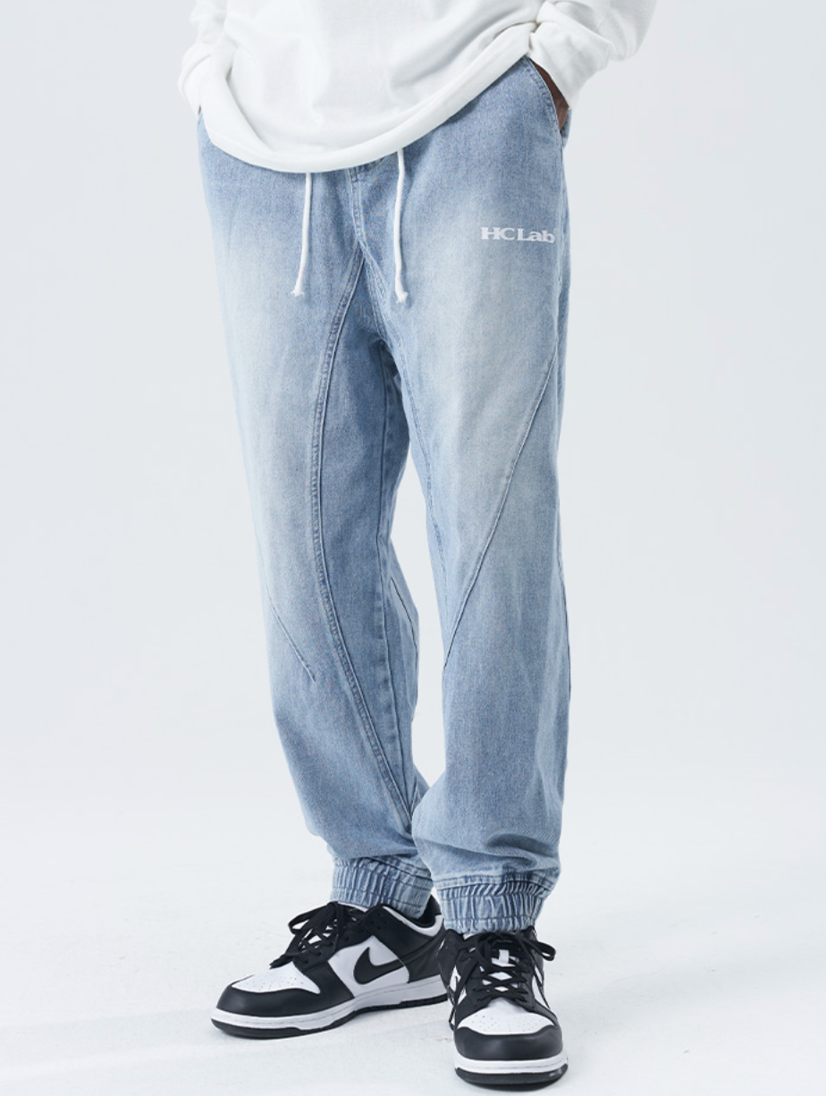 Harsh and Cruel Split Beam Foot Wash Casual Jeans