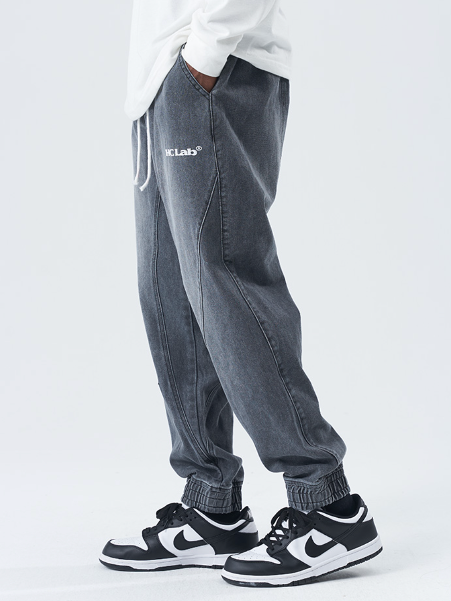 Harsh and Cruel Split Beam Foot Wash Casual Jeans