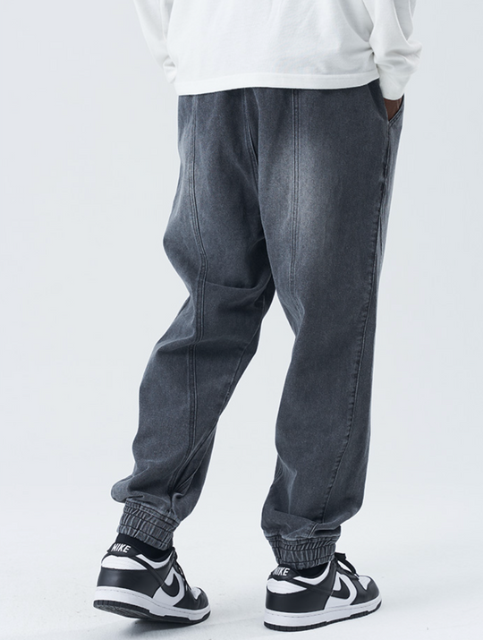 Harsh and Cruel Split Beam Foot Wash Casual Jeans