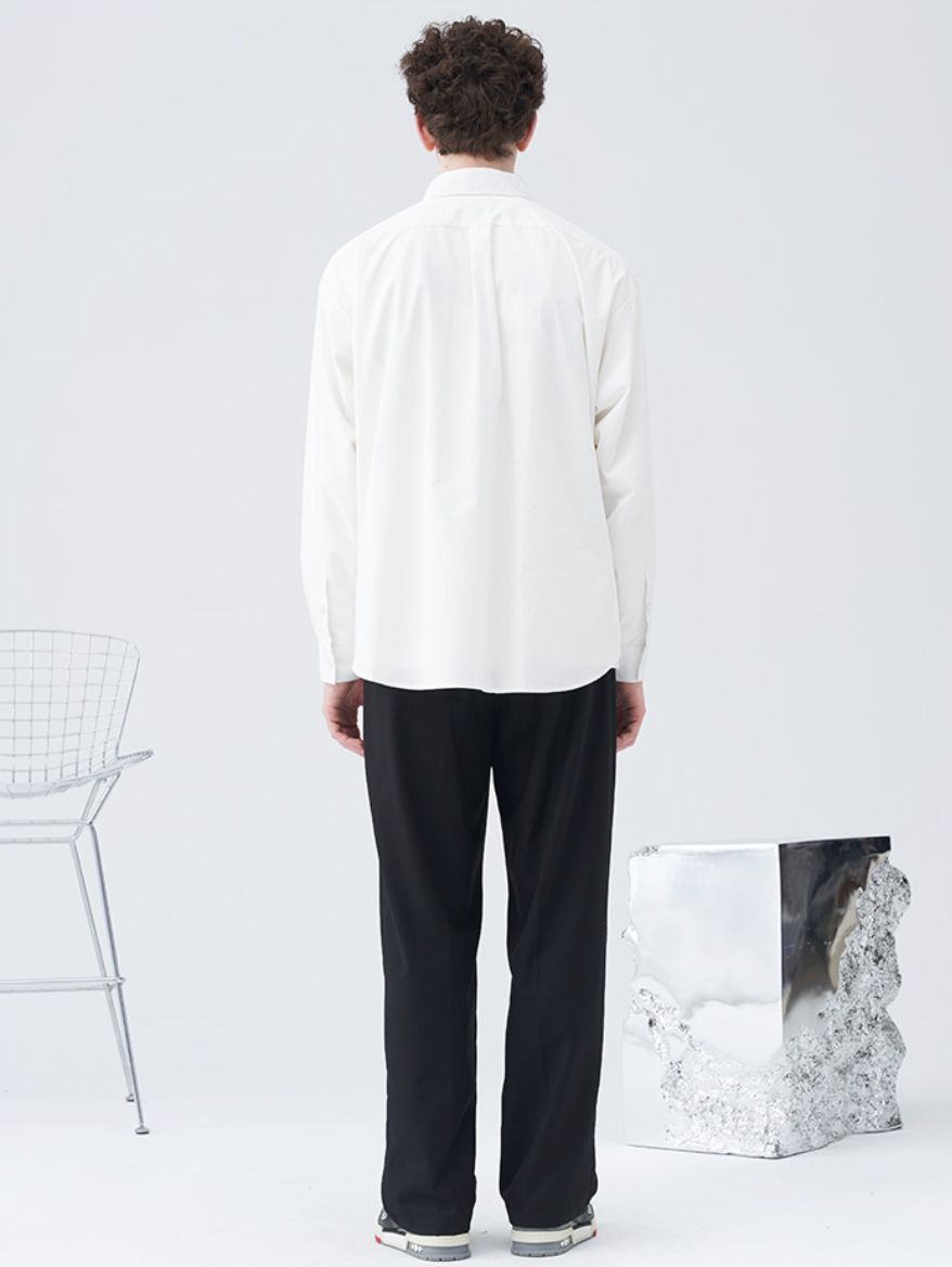 Harsh and Cruel Carabiner Pleated Loose Suit Trousers