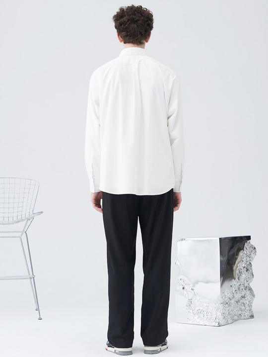 Harsh and Cruel Carabiner Pleated Loose Suit Trousers