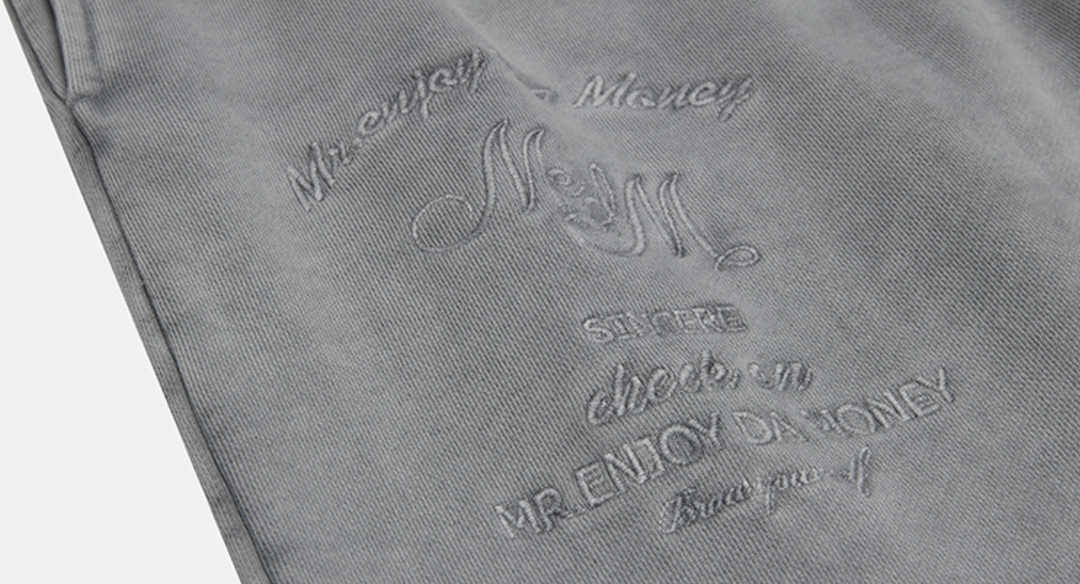 MEDM Washed Embroidered Sweatpants