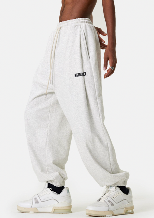 MEDM Loose Letter Printing Sweatpants