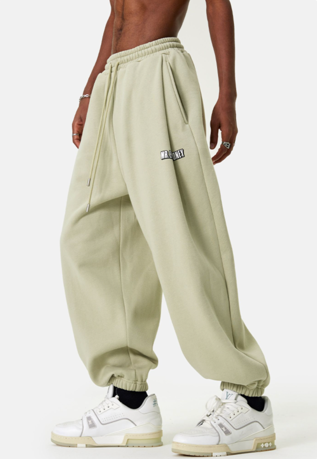 MEDM Loose Letter Printing Sweatpants