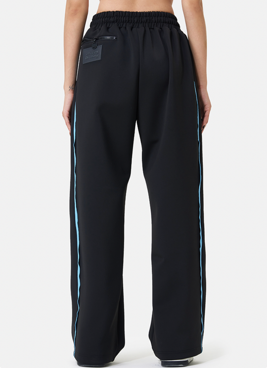 MEDM Color Matching Wide Leg Track Pants