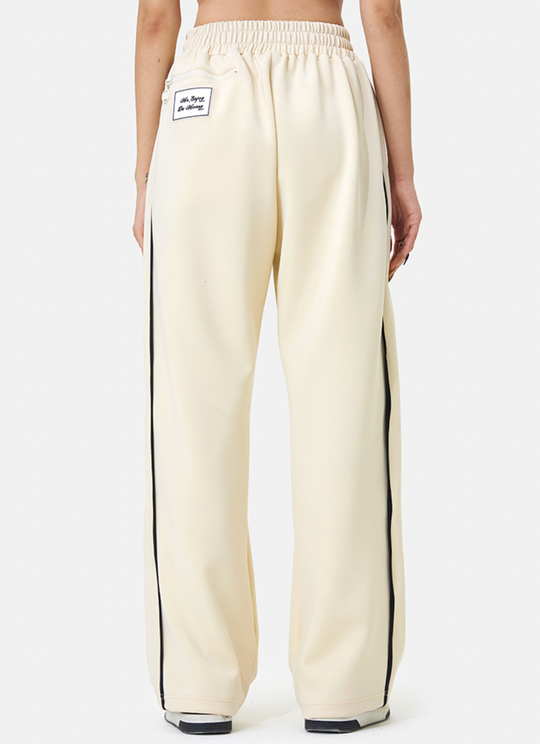 MEDM Color Matching Wide Leg Track Pants
