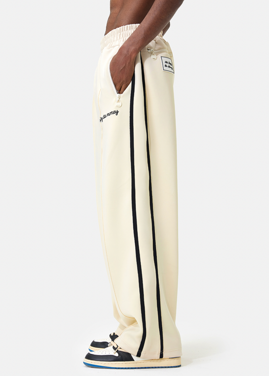 MEDM Color Matching Wide Leg Track Pants