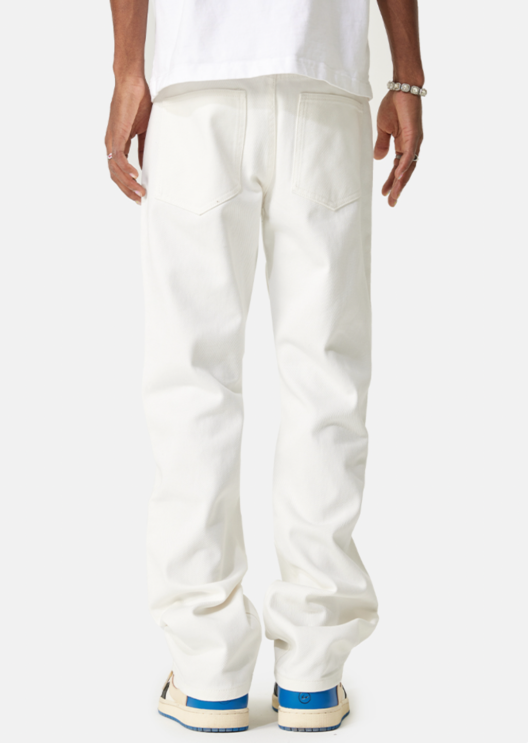 MEDM LOGO Embroidery Denim Pants