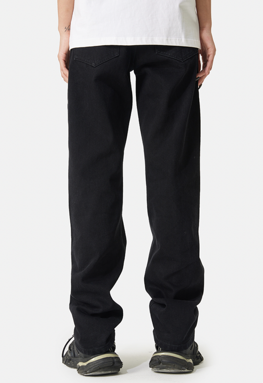 MEDM LOGO Embroidery Denim Pants