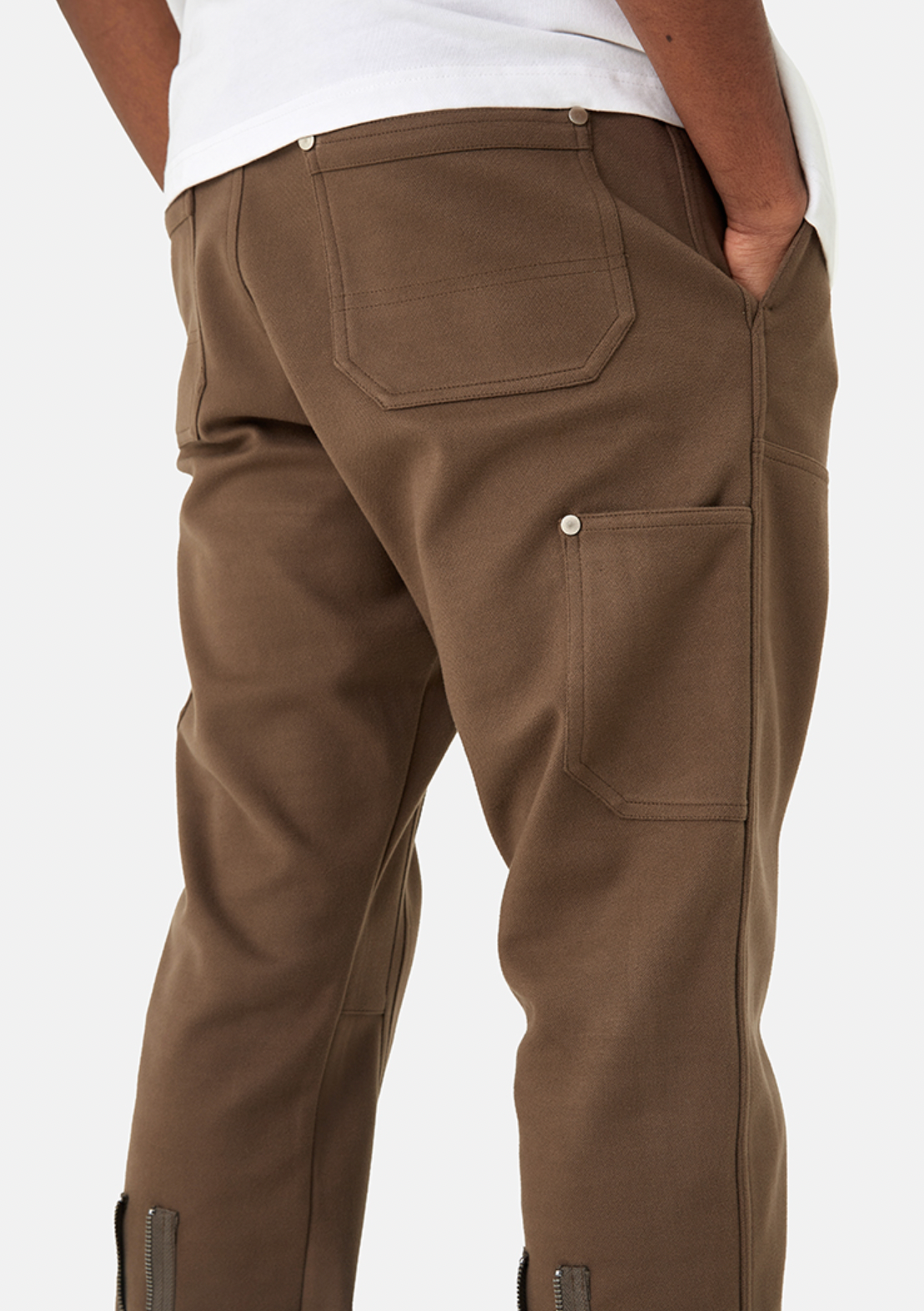 MEDM Zipper Design Work Pants