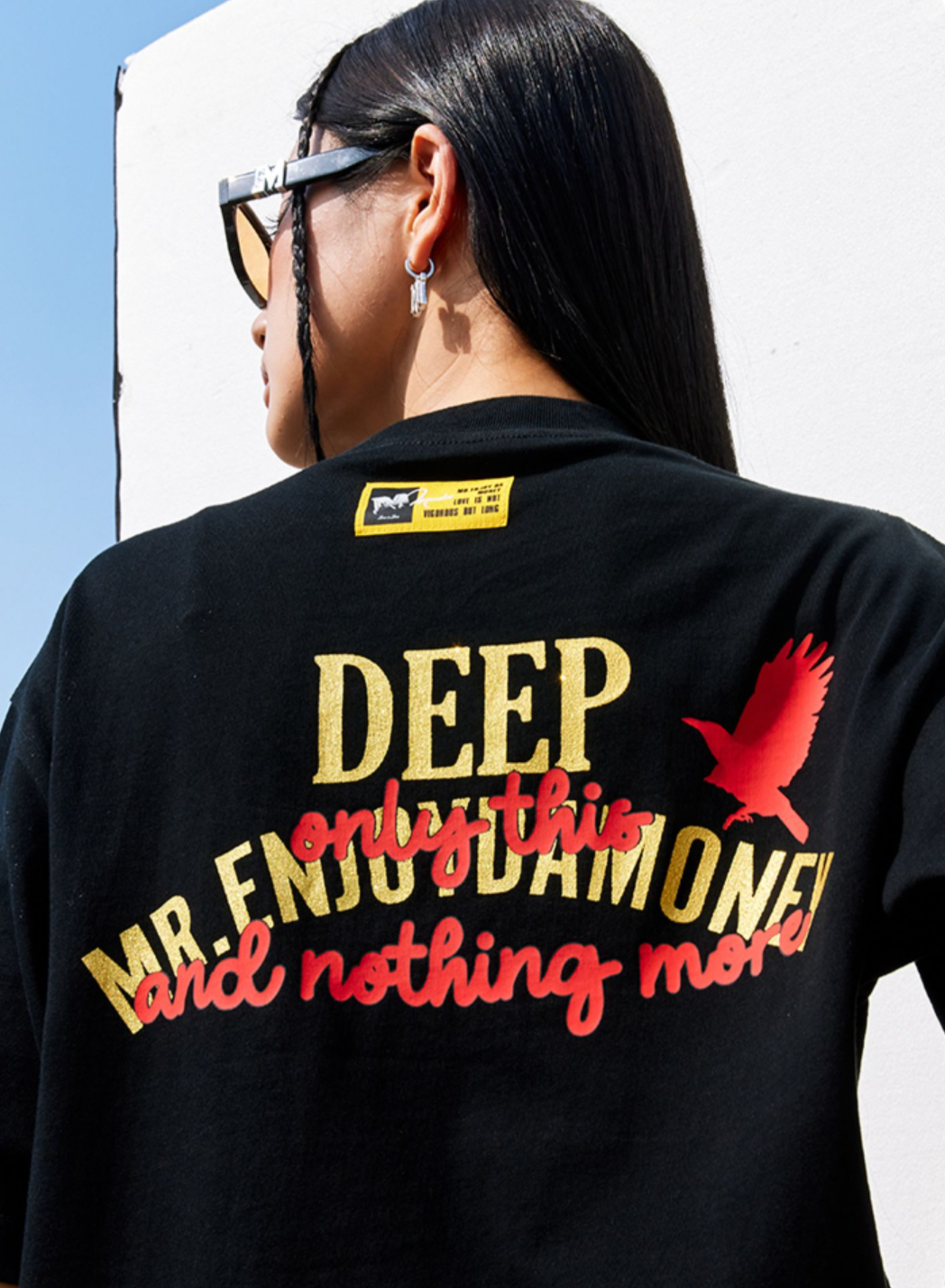 MEDM Bronzing Printing Gold Tee