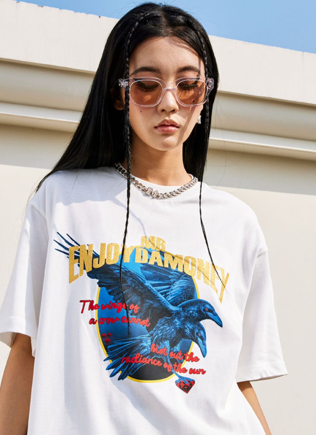 MEDM Bronzing Printing Gold Tee