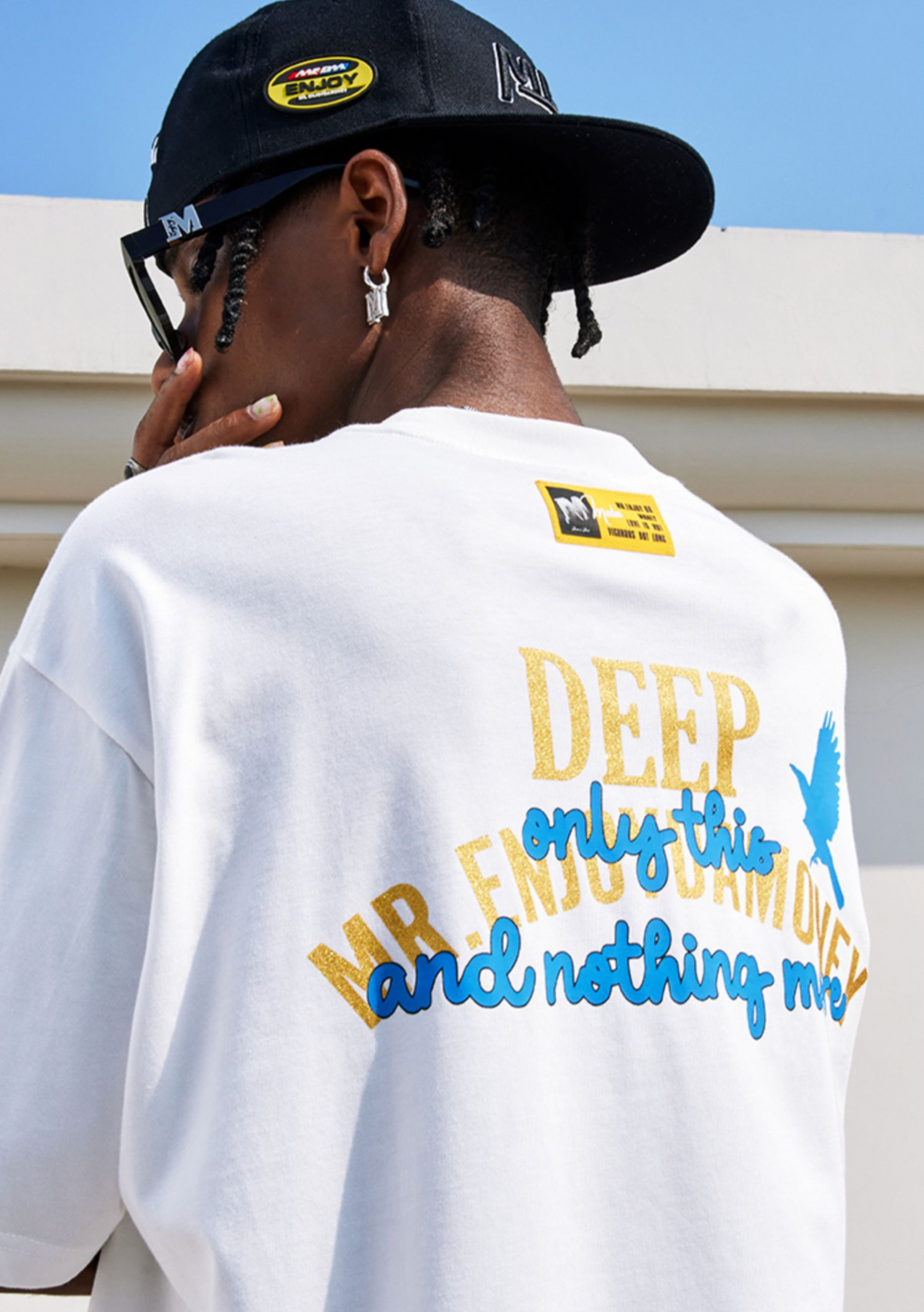 MEDM Bronzing Printing Gold Tee