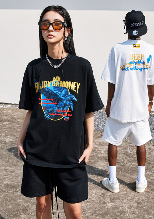 MEDM Bronzing Printing Gold Tee