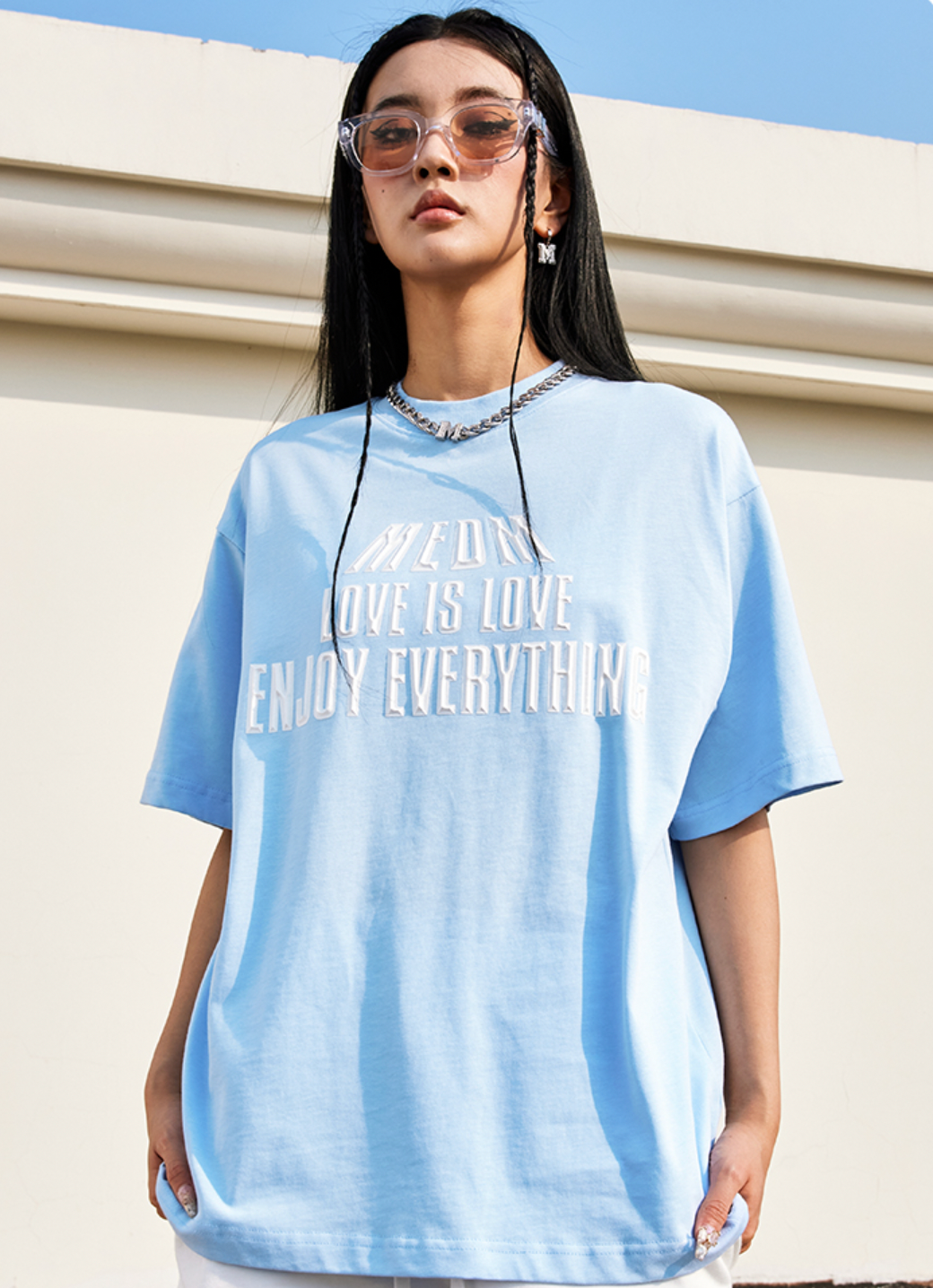 MEDM 3D Letter Tee