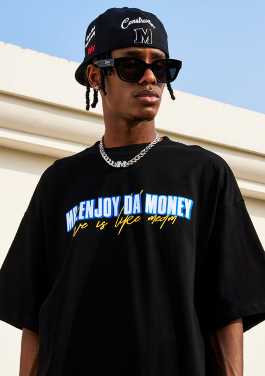 MEDM Gradient Electrostatic Flocking Tee