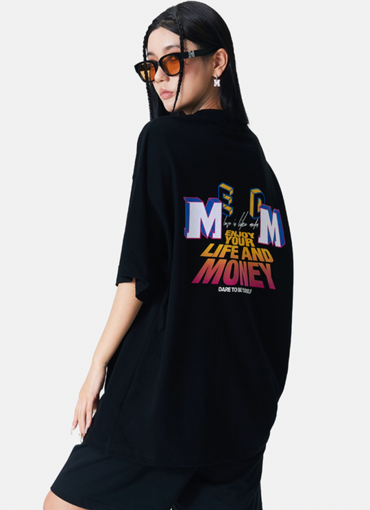 MEDM Gradient Electrostatic Flocking Tee