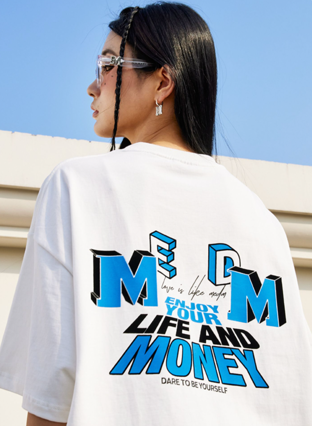 MEDM Gradient Electrostatic Flocking Tee