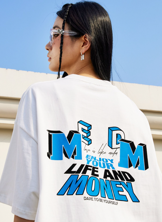 MEDM Gradient Electrostatic Flocking Tee