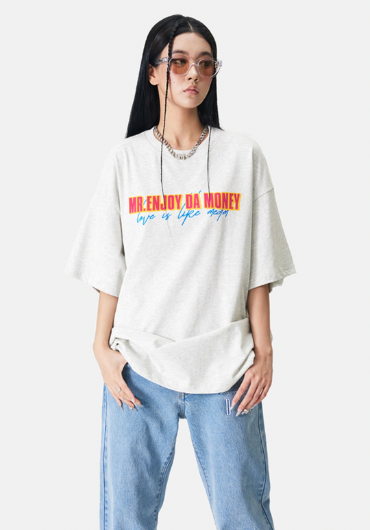 MEDM Gradient Electrostatic Flocking Tee