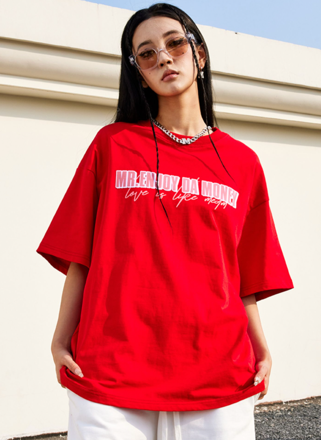 MEDM Gradient Electrostatic Flocking Tee