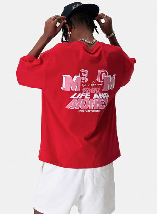 MEDM Gradient Electrostatic Flocking Tee