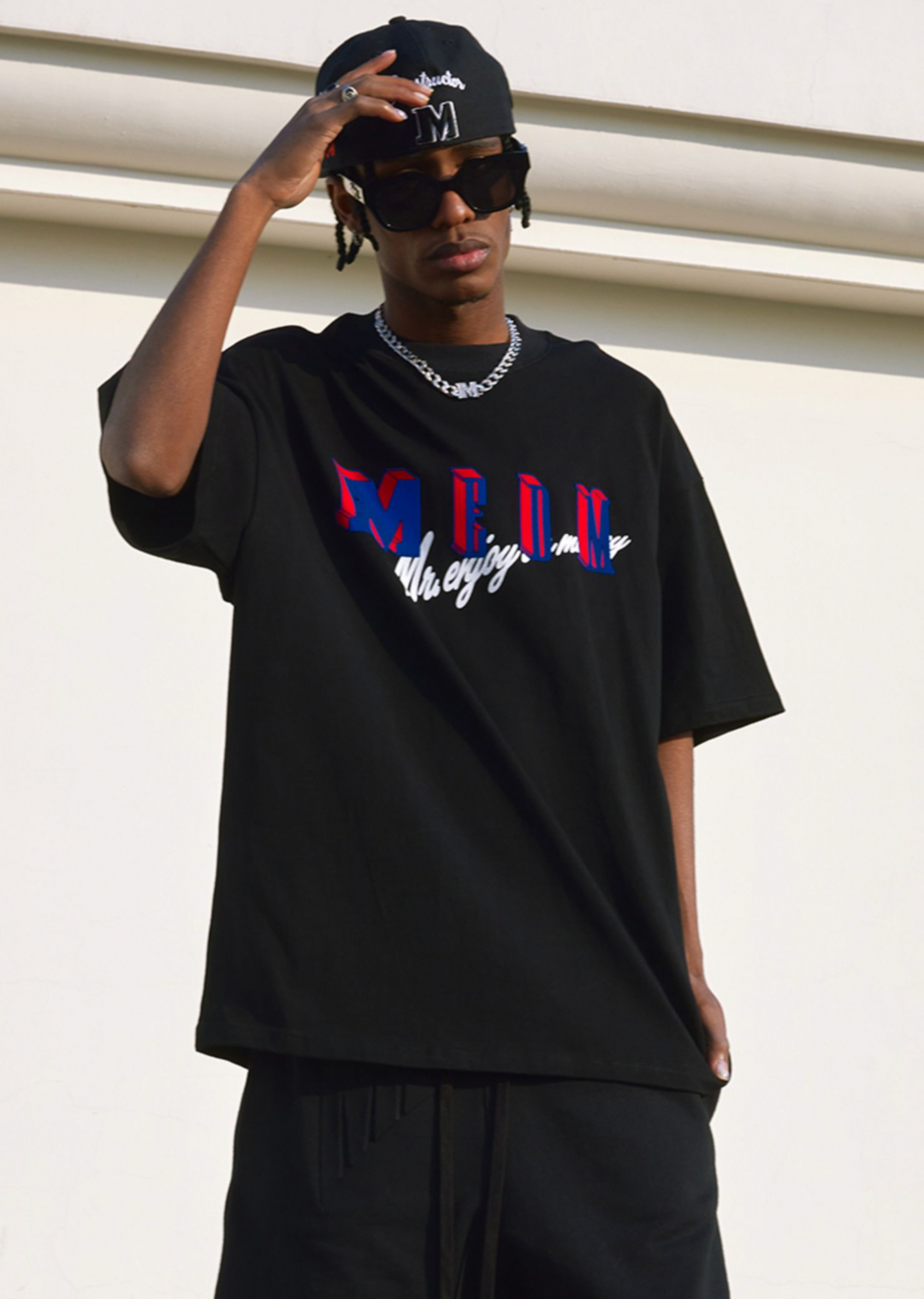 MEDM Flocking Printing Tee