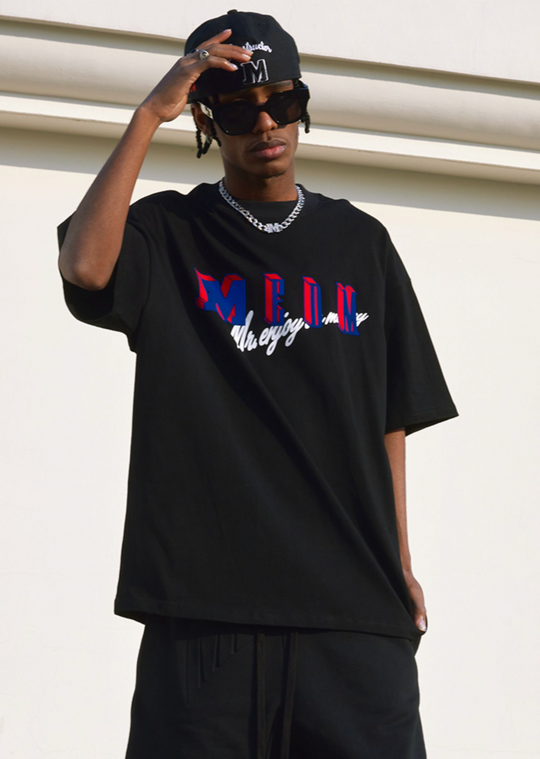 MEDM Flocking Printing Tee