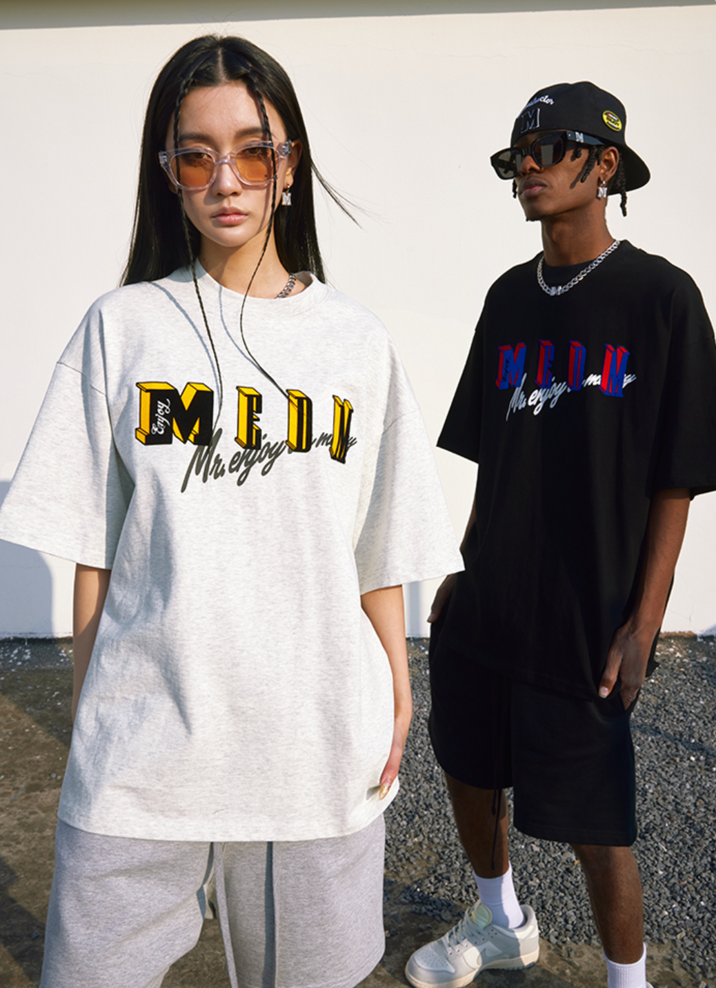 MEDM Flocking Printing Tee