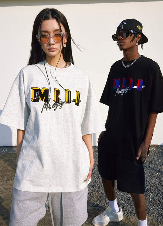 MEDM Flocking Printing Tee