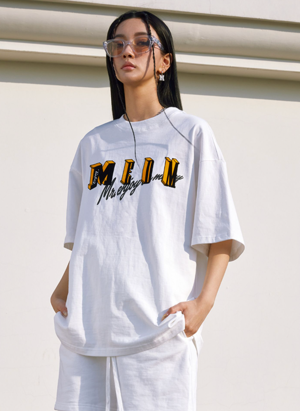 MEDM Flocking Printing Tee