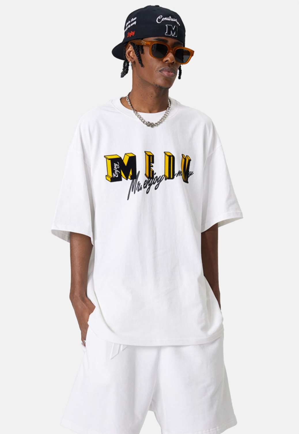 MEDM Flocking Printing Tee