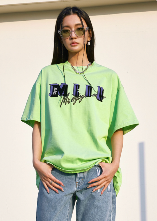 MEDM Flocking Printing Tee