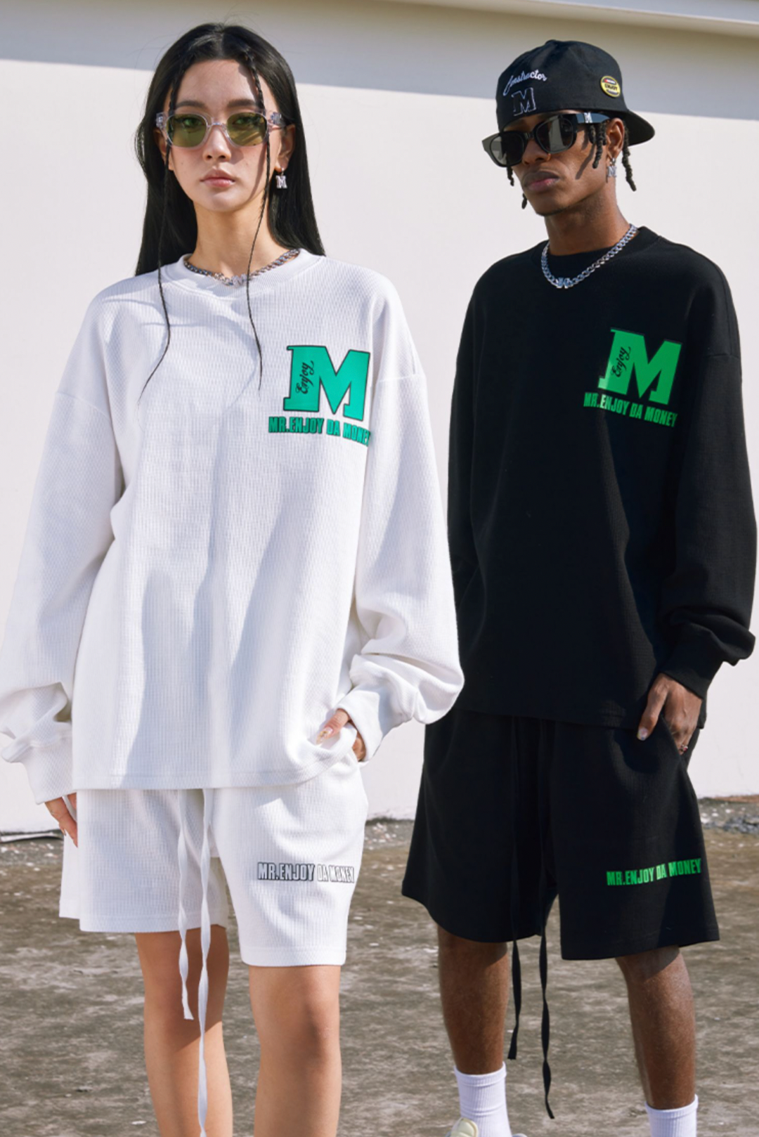 MEDM Waffle Logo Long Sleeved Tee