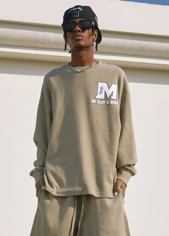 MEDM Waffle Logo Long Sleeved Tee