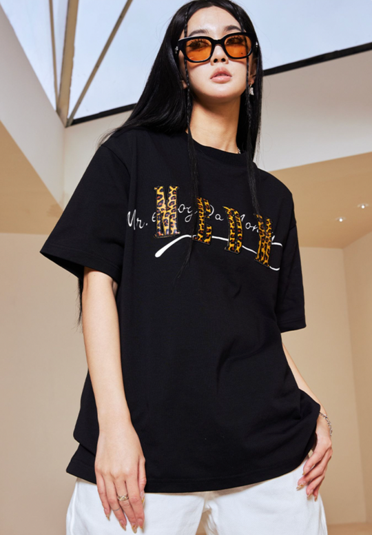 MEDM Leopard & Snake Pattern Logo Tee