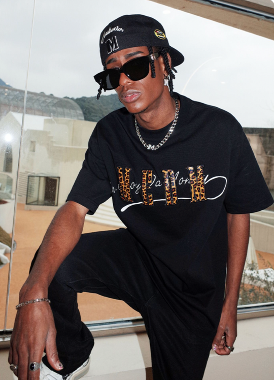 MEDM Leopard & Snake Pattern Logo Tee